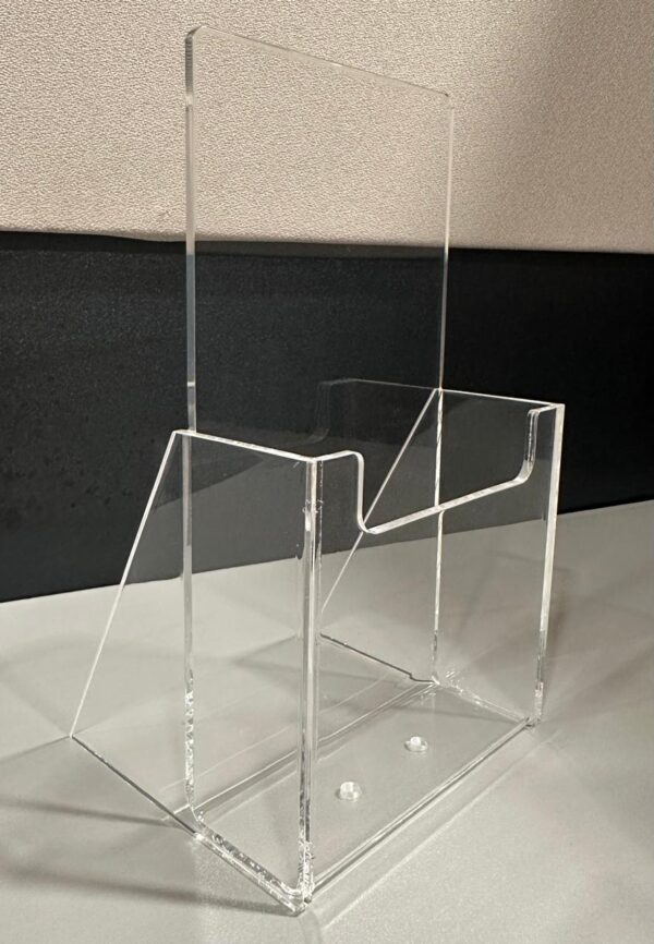 Acrylic Brochure Holder 4" x 7.25"